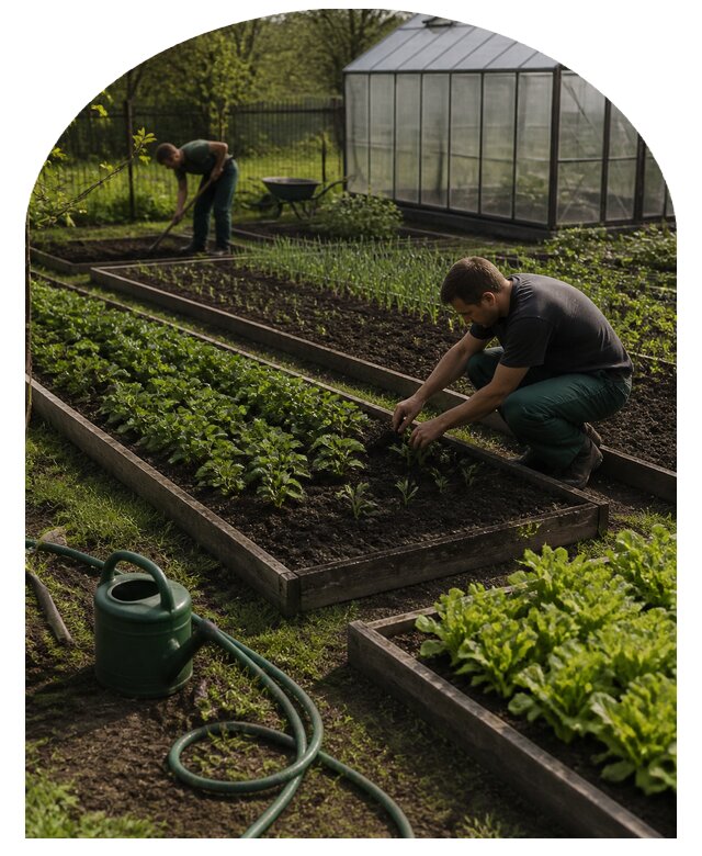 Огород на даче в Новокузнецке по цене от 8733 р. | Метпроект-Нвк